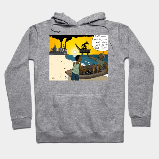 Global Warming Hoodie by Felipe.Makes.Cartoons